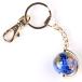 (pi. earth ) натуральный камень глобус брелок для ключа ( каждый цвет ) ( голубой )