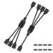 CERRXIAN 2PCS 5V 3PIN ARGB сплиттер кабель 1 на 3 5V 3 булавка * адрес возможность (o вращение имеется )1