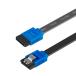 BENFEI SATA кабель ( распорка type )45 cm SATA 3 6 Gbps защелка имеется SSD.HDD расширение - голубой 