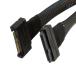 JSER U.2 U2 SFF-8639 NVME PCIe SSD кабель мужской - женский удлинение 50cm 68 булавка 