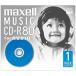 maxell музыка для CD-R 80 минут голубой (1 листов упаковка ) CDRA80D.BL.1J