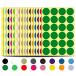 32mm цвет круг наклейка стикер 1152 одна сторона ввод (48 сиденье /16 цвет *3) цвет круг наклейка красочный наклейка идентификация классификация o