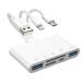PreQuoro 3in1 SD устройство для считывания карт Phone/Type-C/USB соответствует lOTG функция фотография * анимация пересылка установка не необходимо 