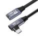 USB Type-C удлинение кабель L знак type 1M модель c удлинитель USB3.2 Gen2 стандарт PD3.1 соответствует Note PC, планшет 