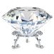 SALUDABLE crystal бриллиант грузик драгоценнный камень пресс-папье прозрачный украшение подставка имеется (100mm)