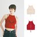  отправка в тот же день CLANE стандартный товар klane cloche Cami вязаный tops CROCHET CAMI KNIT TOPS слоновая кость / красный IVORY/RED 2 цвет развитие 2026 весна лето новый продукт 