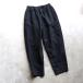  ѥ alvana  ͥ  ѥ WOOL LINEN MILLING EASY PANTS 󥯥֥å INK BLACK 2025߿