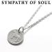 ����ѥ������֥����� ��˥��å��� �ͥå��쥹 ���ե� SYMPATHY OF SOUL Luck Horse Coin Pendant ��1.4mm Square Chain Silver  �������󥻥å�