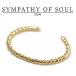 ѥ֥  ǥ SYMPATHY OF SOUL Style ĥȥХ󥰥 С ɥƥ Twist Bangle Gold Plated