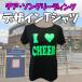  Cheer футболка I LOVE CHEER черный × флуоресценция зеленый Ver