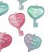 очарование Heart ключ узор 2 шт серьги задний аксессуары пастель серия ручная работа рукоделие pt-2414