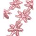  Chemical гонки цветок розовый узор примерно 1m 50 шт лента лента модный цветок рукоделие материал pt-2453