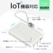 ���o�C���o�b�e���[ ���ő̓d�r IoT�@��Ή� ����d�� �^�C�vC USB-C Type-C �^�C�vA USB-A Type-A �`�[�� cheero Solitta IoT 10000mAh �d���{�^����ONOFF �֘A�摜1