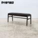  экспонирование прекрасный товар Karimoku60 Karimoku 60 bench ширина 107cm C36112 compact bench длина стул ткань Milan черный retro современный 