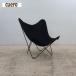  выставленный товар CUERO фирма keroBKF Chair BKF стул бабочка стул CANVAS парусина lounge стул / стул черный 