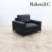  выставленный товар arflex/Molteni&amp;C Arflex morute-niPortfolio Portfolio PL111 arm стул /1P диван /1 местный . диван чёрная кожа?