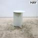  прекрасный товар HAY разделение SLIT TABLE HIGH разрез стол высокий Φ35xH47cm боковой стол / ночной столик белый раунд / круглый 