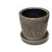  Dulton (Dulton) gardening supplies color gray zdo pot k Ray M size bottom hole equipped COLOR GLAZED POT CLAY CH13-G4