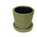  Dulton (Dulton) gardening supplies color gray zdo pot lime green M size bottom hole equipped COLOR GLAZED POT LIME GRE