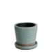  Dulton (Dulton) gardening supplies color gray zdo pot Classic green S size bottom hole equipped COLOR GLAZED POT C.GREE