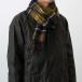  Bab a-BARBOUR muffler YAXLEY TARTAN SCARF tartan проверка muffler мужской женский USC0324