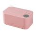  pre-moist wipes warmer, mute wipe heater, digital display attaching portable baby wet wipe dispenser, travel, home use, pink 