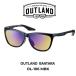 OUTLAND BAATARA OL-106 MBK спортивные солнцезащитные очки поляризирующая линза матовый черный боковой с капюшоном UV cut Yamamoto оптика сделано в Японии 