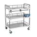  movement type stainless steel steel. medical care equipment. Toro Lee, beauty .. place . car, with casters . medical care for Toro Lee, stainless steel made medical care Cart, double drawer attaching hospital for Toro li