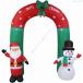  air display air Santa Claus snow ...LED attaching shines Santa Claus air Broad -ru expansion type air filling Christmas air blow equipment ornament outdoors installation possibility 