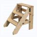  step‐ladder, wooden stool strong wooden. ladder wooden. ladder multifunction, chair. thickness. exist library. stair. chair, portable light ladder garden tool ladder loft kitchen 