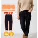  Denim женский осень-зима теплый низ обратная сторона ворсистый брюки большой размер стрейч прекрасный ножек casual свободно приятный .. чёрный обтягивающий брюки 3L защищающий от холода 