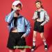  Kids танцевальный костюм Корея hip-hop девочка stage костюм танцевальный костюм ребенок одежда HIPHOP отвечающий .. Jazz Dance Cheery da- костюм тренировка надеты комплект группа одежда .. серия 