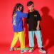  Kids танцевальный костюм hip-hop Корея ребенок одежда HIPHOP stage костюм отвечающий .. Jazz Dance мужчина девочка комплект презентация . рука футболка тренировка надеты для мужчин и женщин группа одежда 