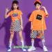  stage костюм Kids танцевальный костюм Корея ребенок одежда HIPHOP hip-hop jazz отвечающий .. Jazz Dance тренировка надеты спортивная форма Dance одежда группа одежда девочка мужчина футболка комплект 