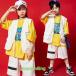  Kids танцевальный костюм hip-hop Корея ребенок одежда HIPHOP stage костюм отвечающий .. Jazz Dance мужчина девочка комплект презентация . рука футболка тренировка надеты для мужчин и женщин 