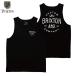 Brixton желтохвост k камень TANK TOP майка Logo принт чёрный черный 