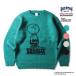 HOUSTONhyu- камень PEANUTS Peanuts Charlie Brown свитер mo волосы вязаный American Casual 