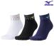  Mizuno короткие носки 62JXD006 мужской женский унисекс 2026SS спорт тренировка почтовая доставка соответствует возвращенный товар * замена не возможна спорт носки толстый 