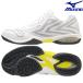  Mizuno бадминтон обувь ue-b Claw EL 2 71GA228021 унисекс 2023AW включение в покупку не возможно RFCL мужской 22.5 3E широкий широкий белый 