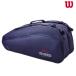  Wilson US открытый 2025 Tour 12PK US OPEN 2025 TOUR 12PK чехол для ракетки WR8045901001 2025AW ракетка кейс темно-синий 12 шт. входит 