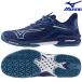  Mizuno теннис обувь ue-b Exceed Tour 6 OC 61GB247215 мужской унисекс 2025SS включение в покупку не возможно RFCL Homme nikre- искусственный газон синий blue 2E
