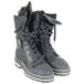  Chanel sportsline snow boots leather black 39 size used 