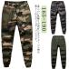  Street мужской брюки-джоггеры одноцветный длинные брюки камуфляж общий рисунок рабочая одежда камуфляж брюки-джоггеры обтягивающий низ тонкий casual мужской f
