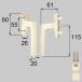 NETSA00112 включая доставку LIXIL Lixil to вынос руля окно ( рама ) открытие окно длина скольжение .. окно cam защелка руль g лимон руль ( правый для ) NETSA00112 ( PNAD642GR )