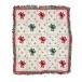 vintage ковер покрывало мульти- покрытие гобелен Рождество bell орнамент образец Rug Blanket Christmas 4160