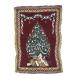 vintage ковер покрывало мульти- покрытие гобелен елка подарок Rug Blanket Christmas 4153