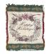 vintage ковер покрывало мульти- покрытие гобелен рождественский венок лента цветок Rug Blanket Christmas 4087