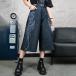  Denim брюки 7 минут длина низ retro соединять ...