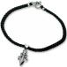 TRAVIS WALKER/DOUBLE CROSS( Travis Walker / двойной Cross ):Option/Braided Leather Necklace( опция / Bray dead кожа колье )