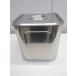 F237* made of stainless steel * angle kitchen pot ( cover attaching )27cm Tochigi Utsunomiya used business use kitchen equipment 